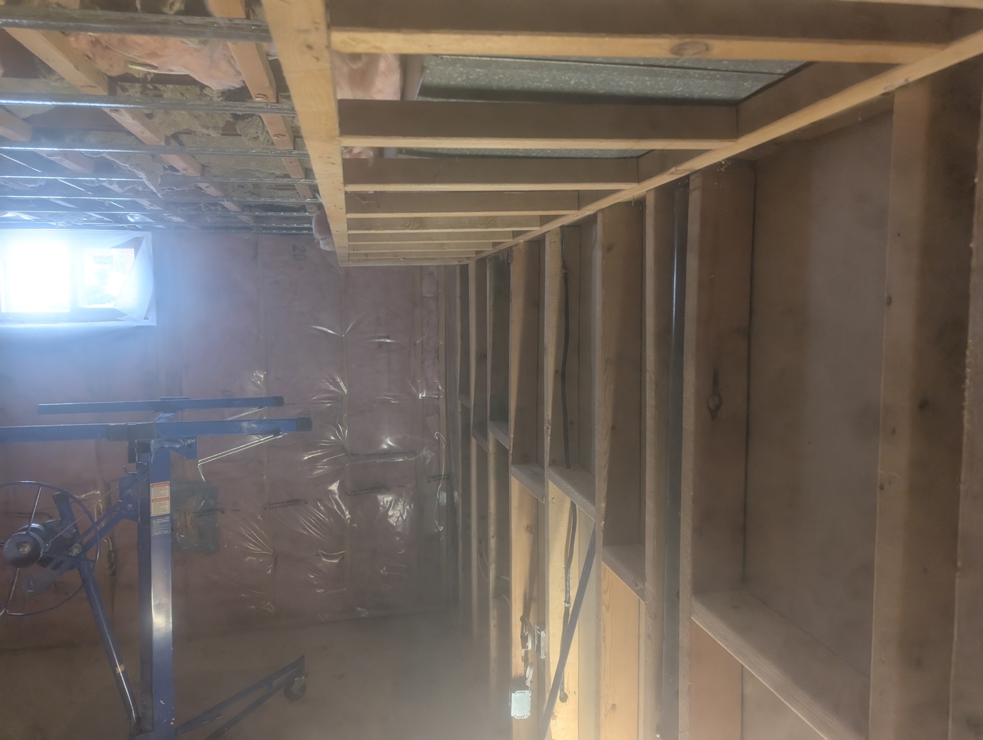 Framing detail before drywall